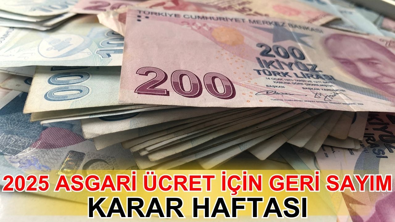 2025 asgari ücreti için geri sayım: Karar haftası