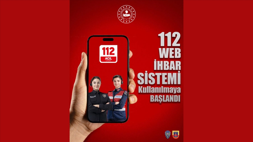 112 Web İhbar Sistemi hizmete girdi