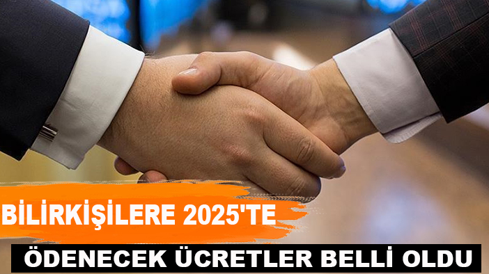 Bilirkişilere 2025'te ödenecek ücretler belli oldu