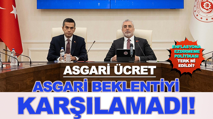 Asgari Ücret, "asgari" beklentiyi de  karşılamadı!