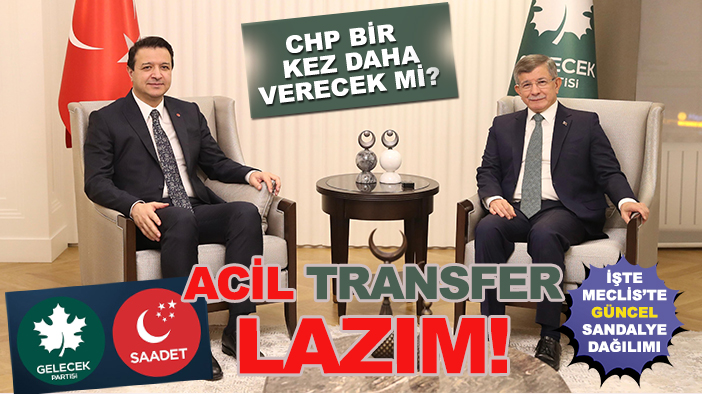 Grubu düşen ve transfere ihtiyaç duyan Saadet'te gözler bir kez daha CHP'ye çevrildi