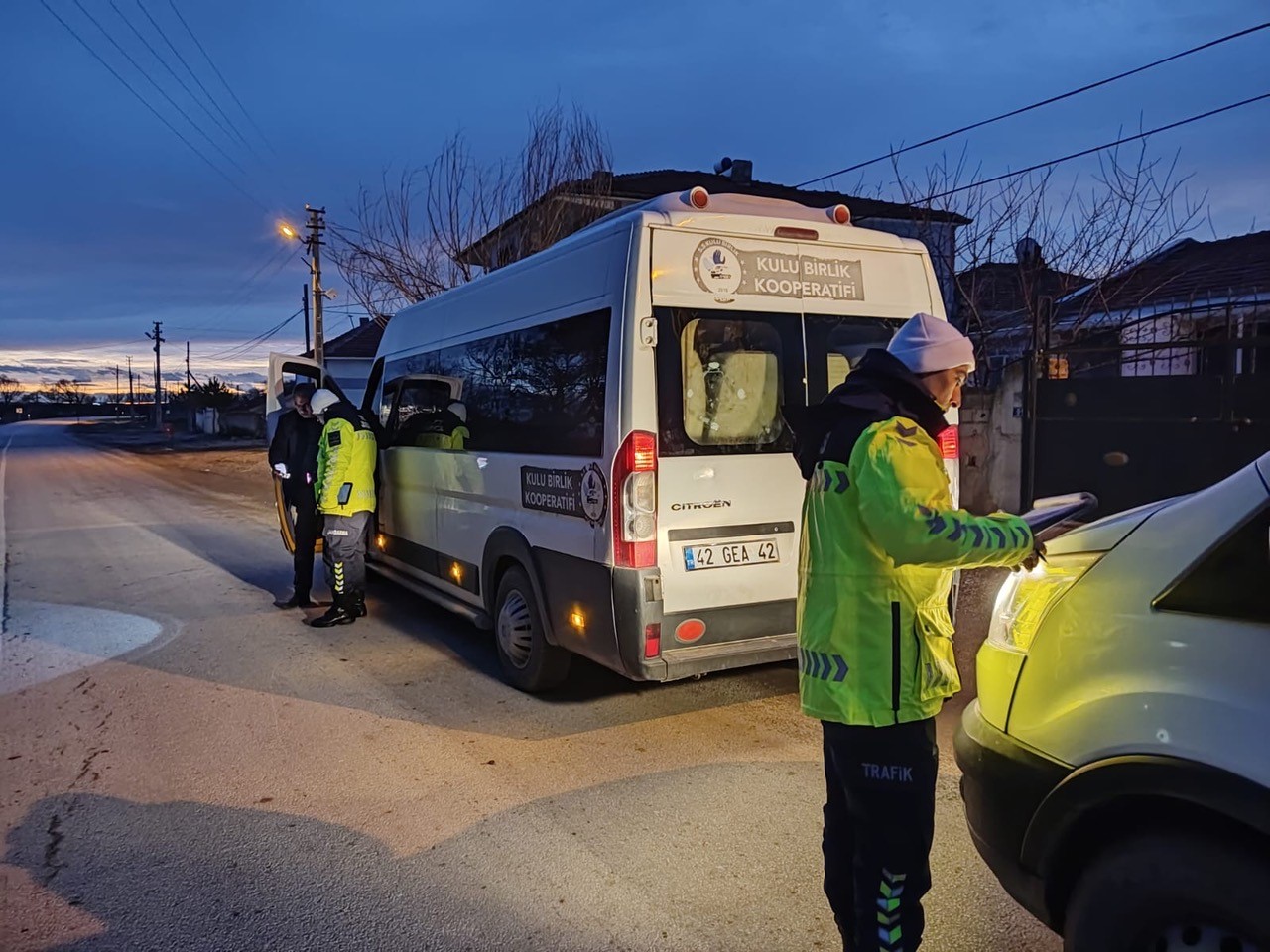 Kulu’da öğrenci servislerine güvenlik denetimi