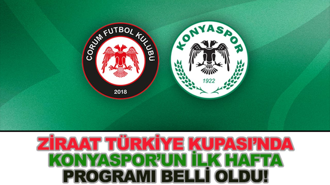 Konyaspor’un kupada ilk hafta programı belli oldu