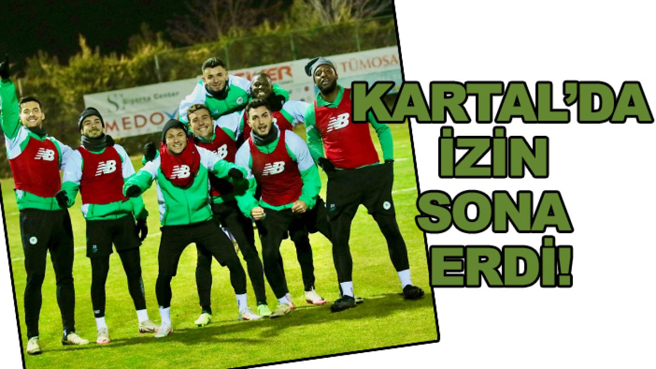 Konyaspor’da izin bitti!