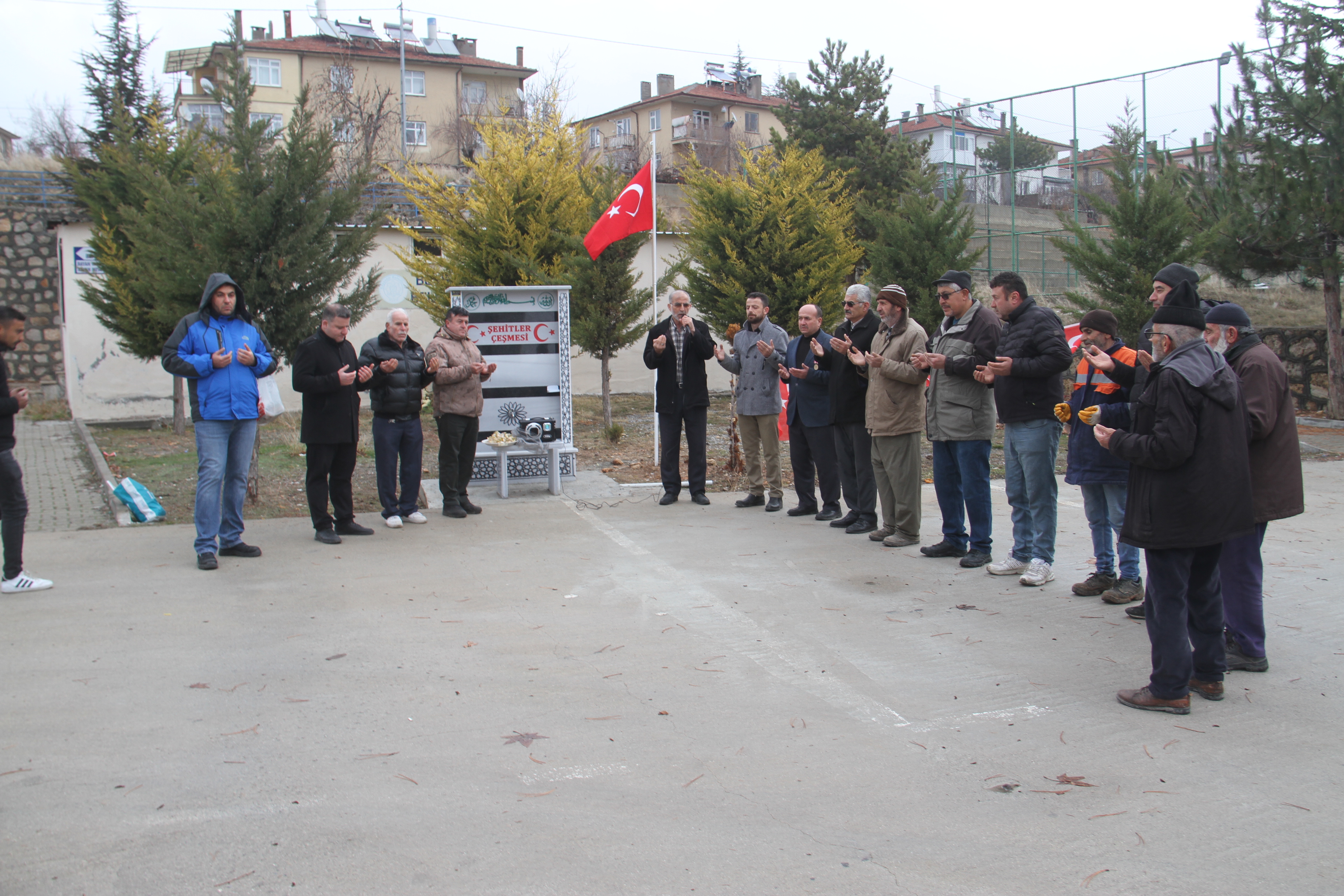 Konya'da şehitler çeşmesi dualarla açıldı