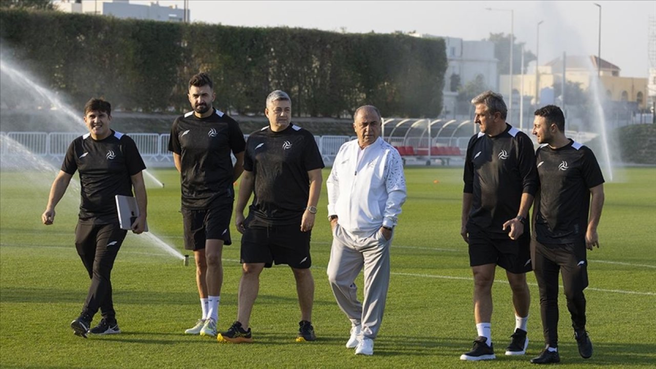 Fatih Terim ilk idmanına çıktı