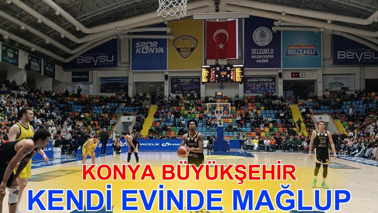 Konya Büyükşehir kendi evinde mağlup!