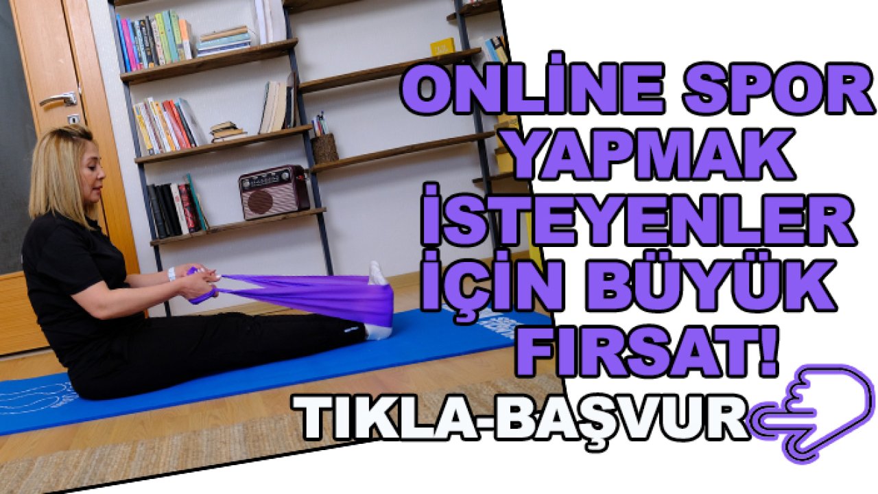 Büyükşehir'den online spor fırsatı!