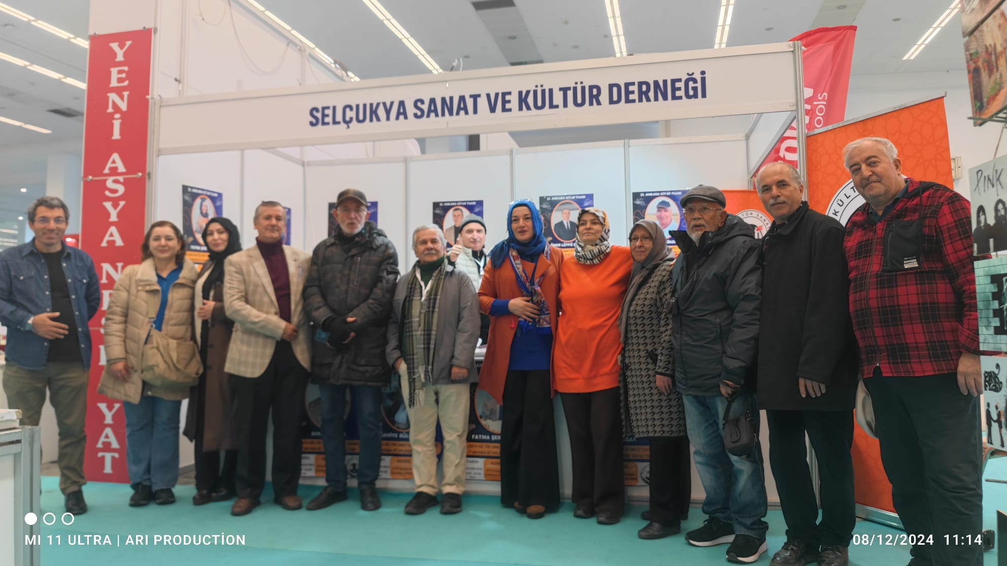 Selçukya kültür sanat derneği’nden 42 yazarla kitap fuarlarına damga