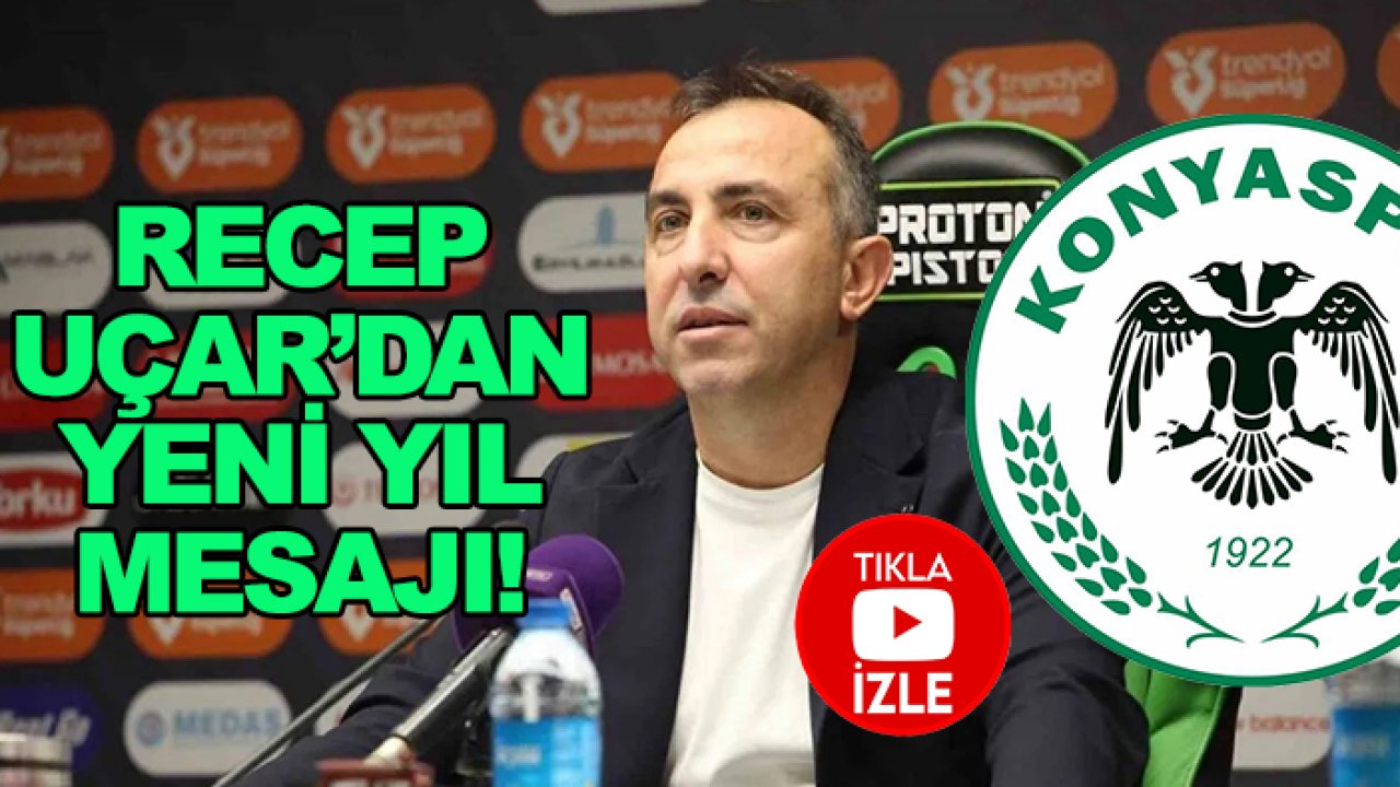 Recep Uçar'dan yeni yıl mesajı!