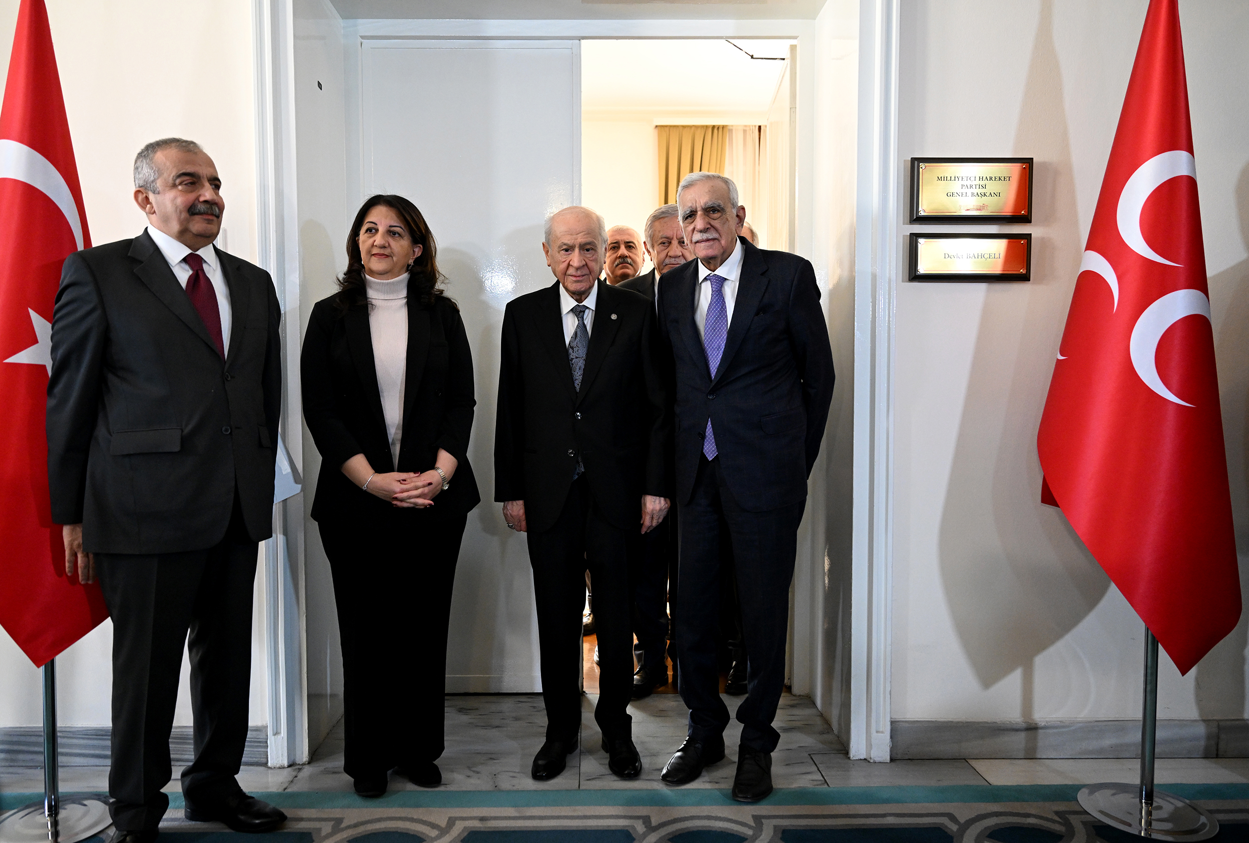 MHP lideri Bahçeli ile DEM Parti heyetinin görüşmesi sona erdi