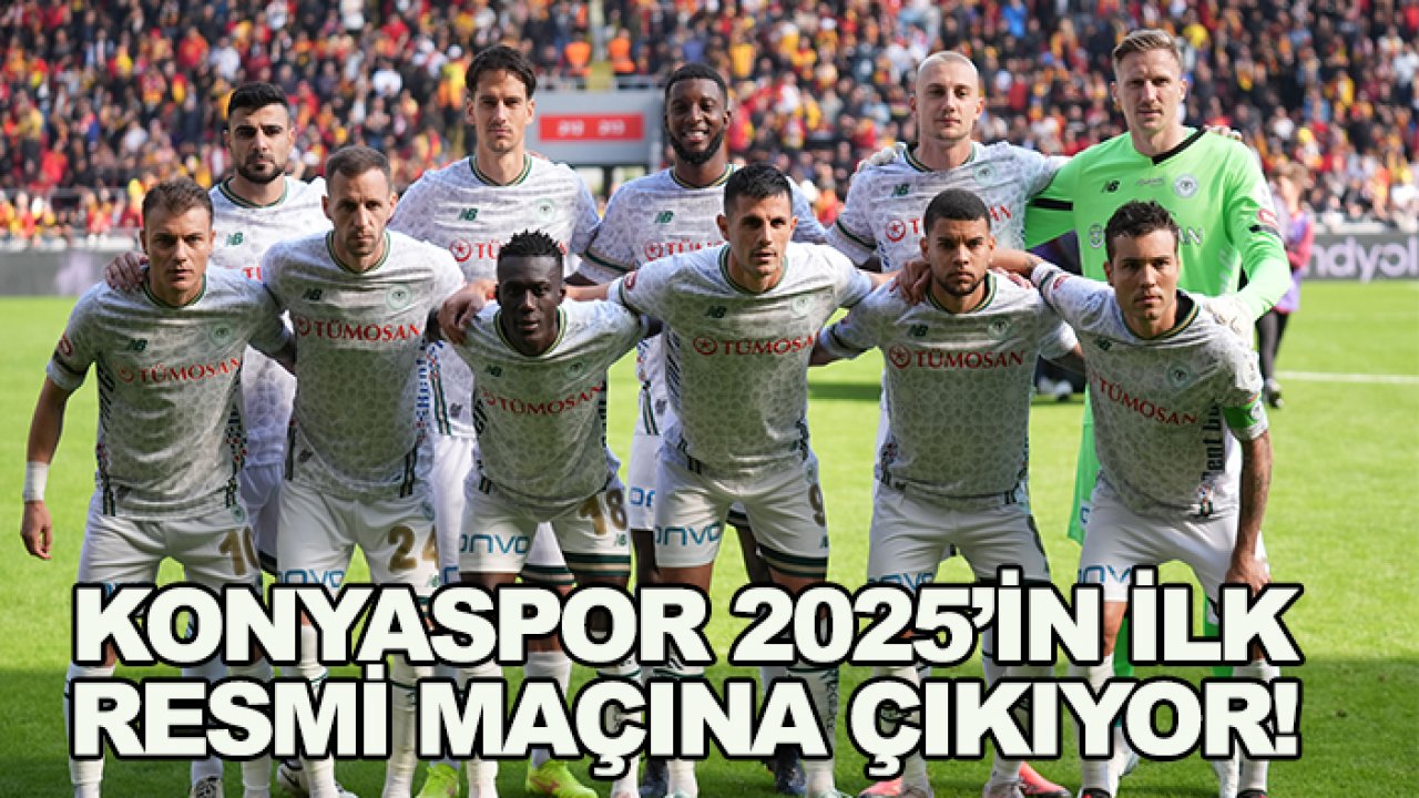 Konyaspor yeni yılın ilk maçına çıkıyor!