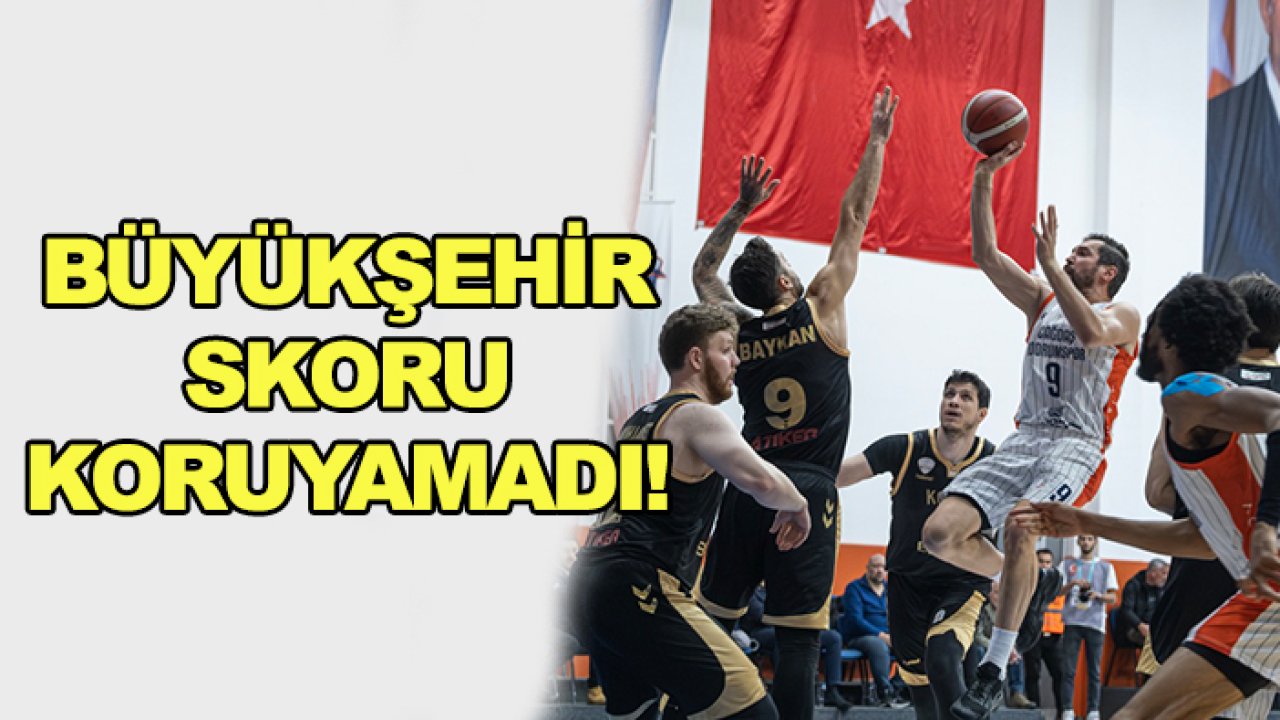 Konya Büyükşehir baskette skoru koruyamıyor!