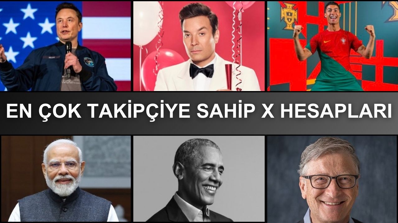 Dünyanın en çok takipçiye sahip X hesapları