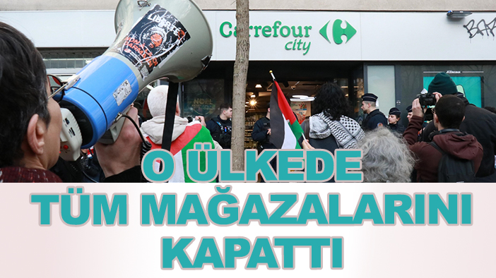 Carrefour, boykot sonrası Körfez ülkesindeki mağazalarını kapattı!