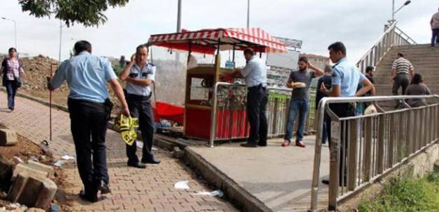 Metrobüs üst geçidinde silahlı saldırı
