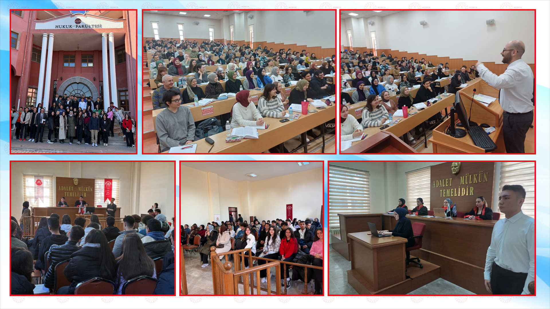 Karatay Ticaret Lisesi öğrencilerinden Selçuk Üniversitesi Hukuk Fakültesi'ne ziyaret