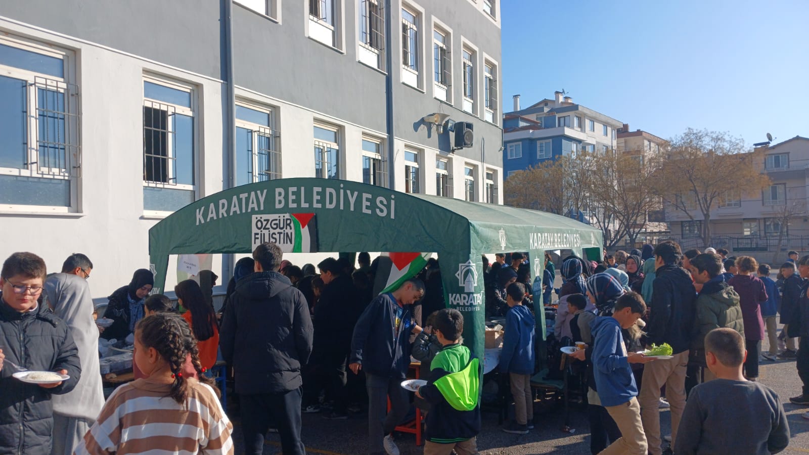 Karatay'da 'Gazze'ye Şefkat Eli' kermesi