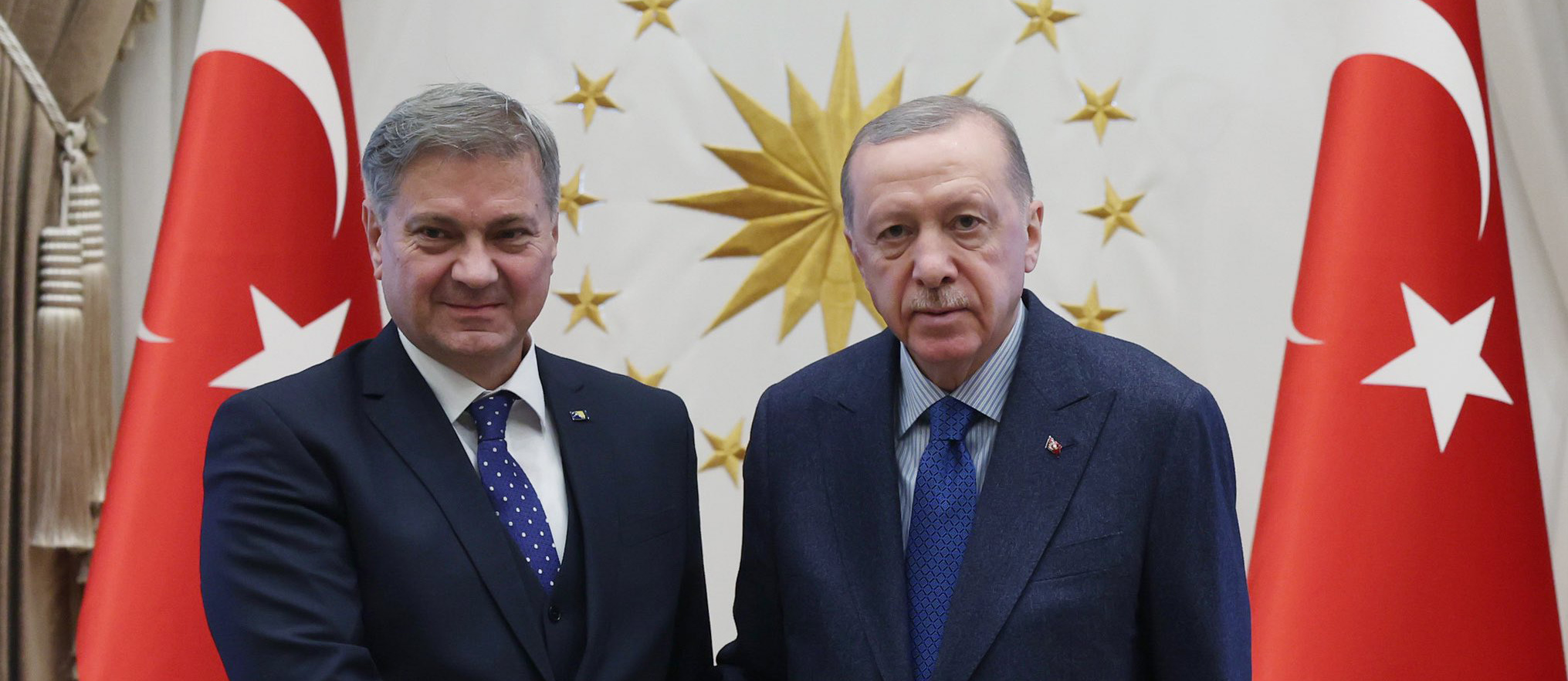 Cumhurbaşkanı Erdoğan, Zvizdic'i kabul etti