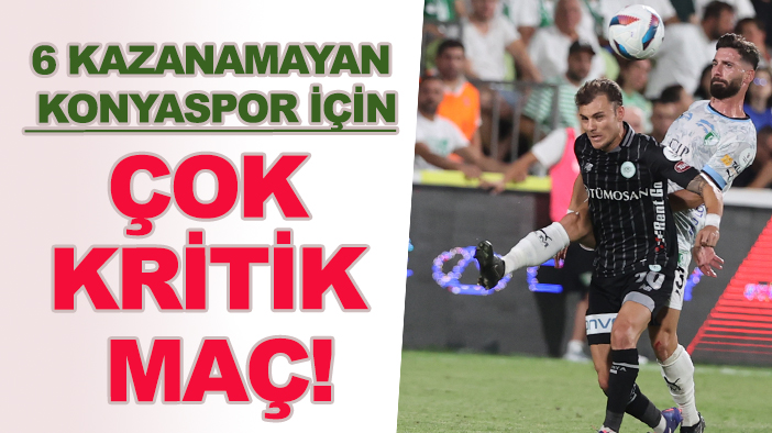 3 puana hasret kalan Konyaspor, Bodrum FK ile çok kritik bir maça çıkacak