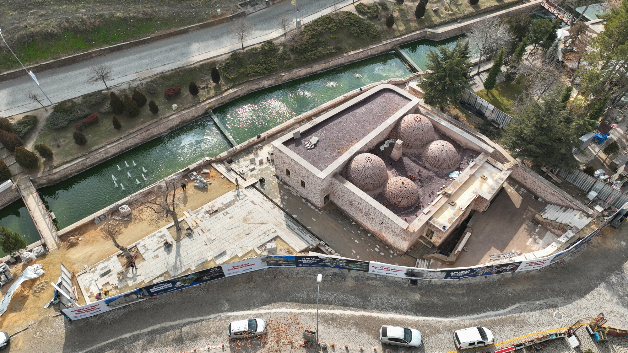 Sille Hacı Ali Ağa Hamamı’nın restorasyonunda sona doğru