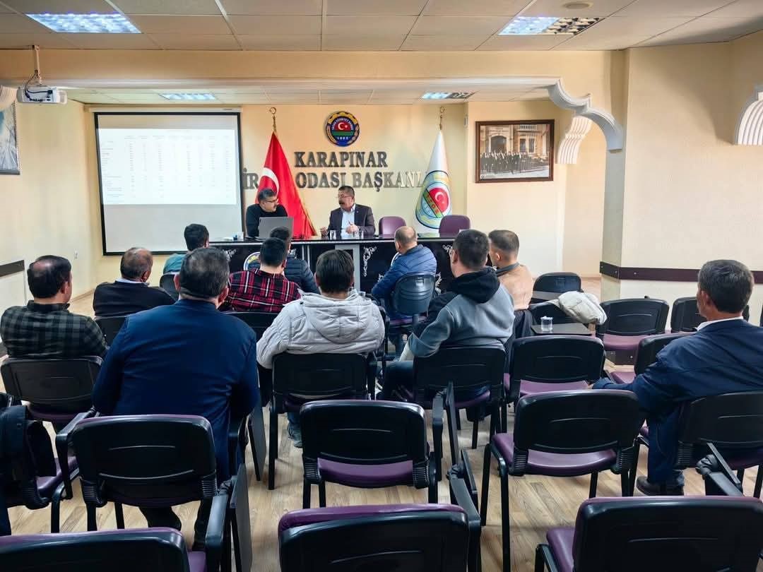 Karapınar’da çiftçiler bilgilendirildi