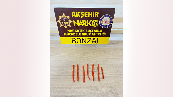 Akşehir’de durdurulan araçta uyuşturucu madde ele geçirildi