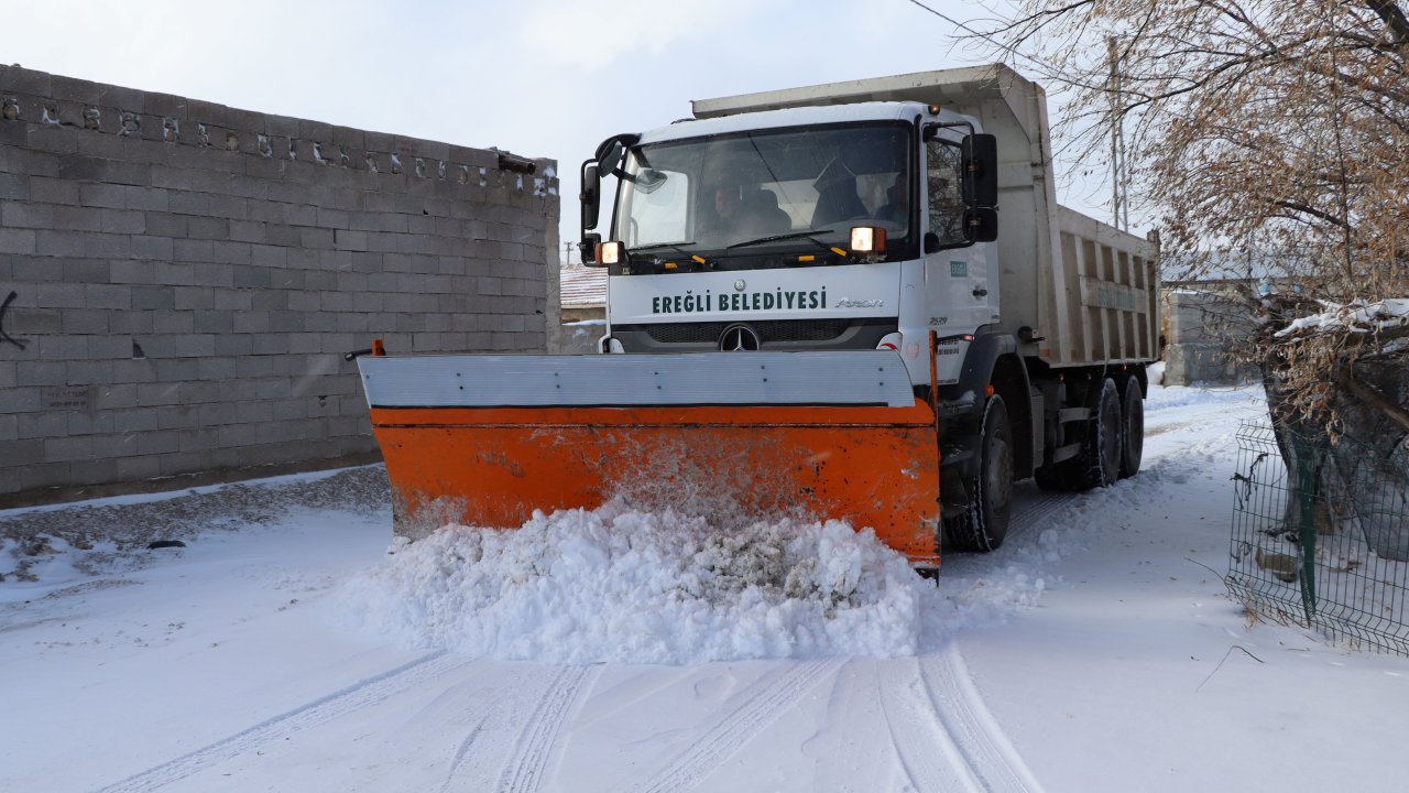 Ereğli beyaza büründü