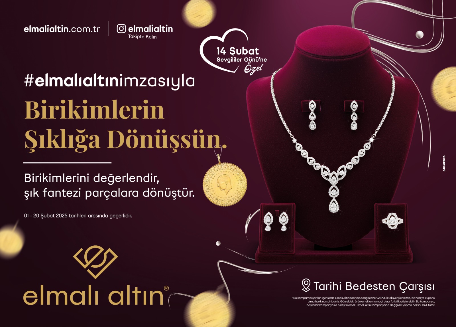 Elmalı Altın’dan 14 Şubat’a özel kampanya