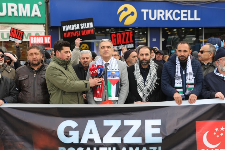 SP Konya: "Gazze Gazzelilerindir"