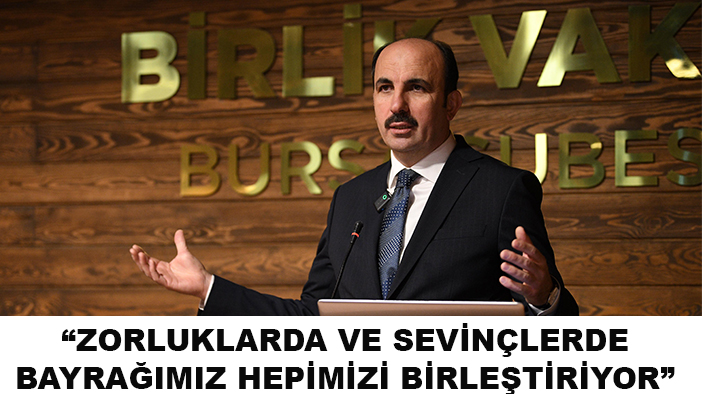 Başkan Altay: Zorluklarda ve sevinçlerde bayrağımız hepimizi birleştiriyor