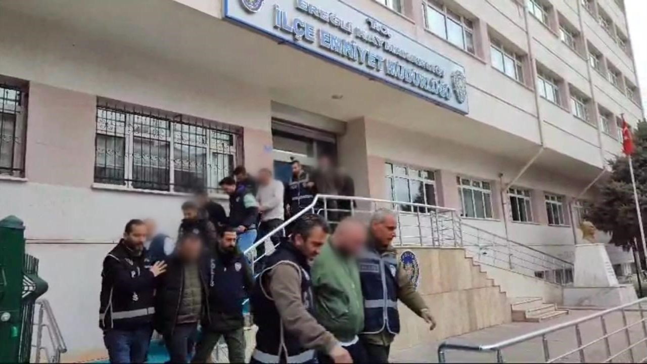 Konya’da suç örgütü operasyonu