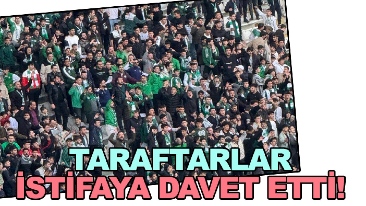 Taraftarlar Recep Uçar'ı istifaya davet etti