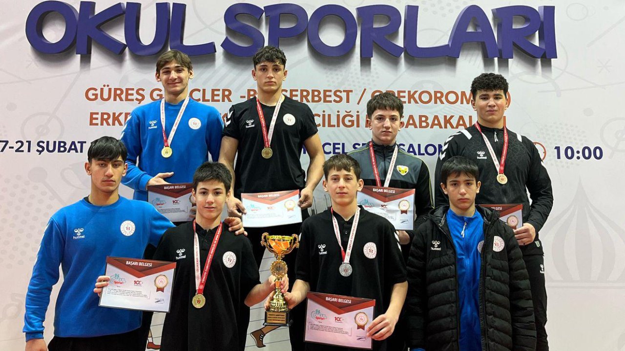 Hamza Yerlikaya Spor Lisesi öğrencileri şampiyon