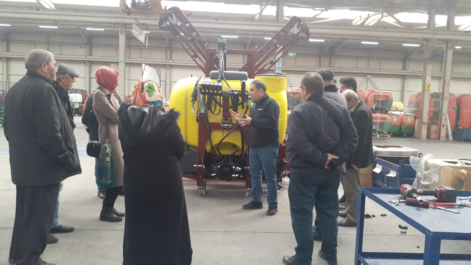 Zirai mücadele biriminden teknik gezi