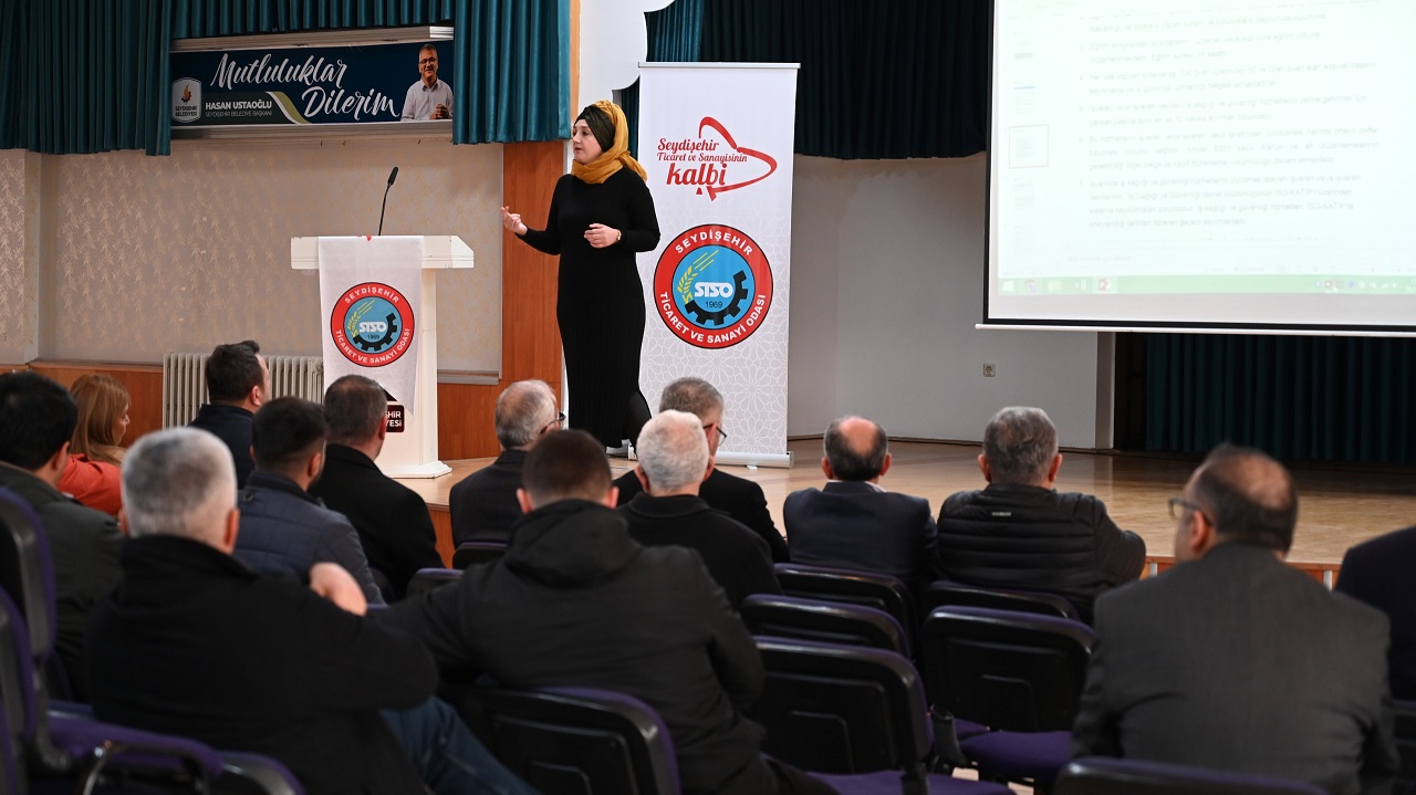 Seydişehir’de işçi sağlığı ve iş güvenliği semineri düzenlendi