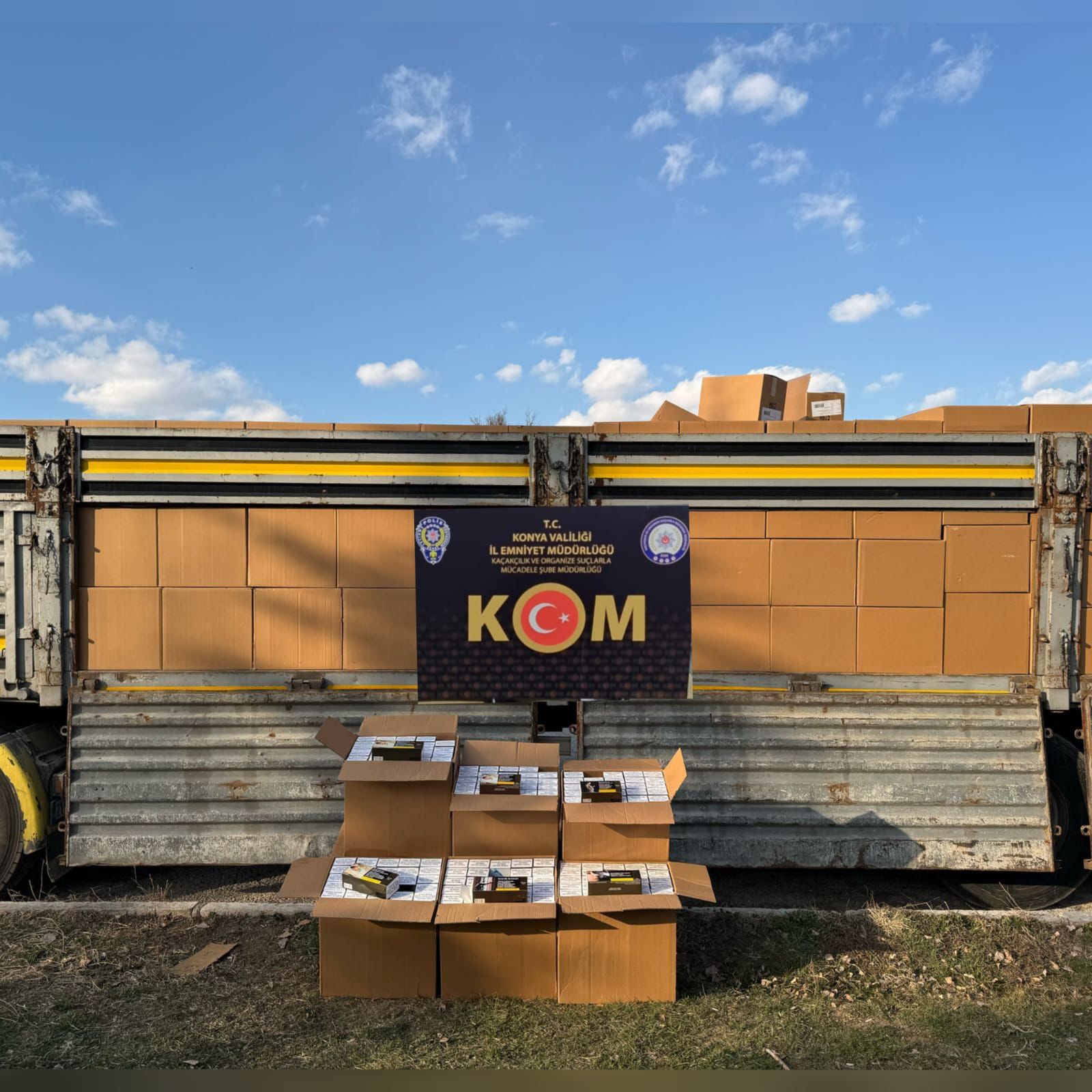 Konya'da büyük kaçakçılık operasyonu:  7.5 milyon değerinde ele geçirildi