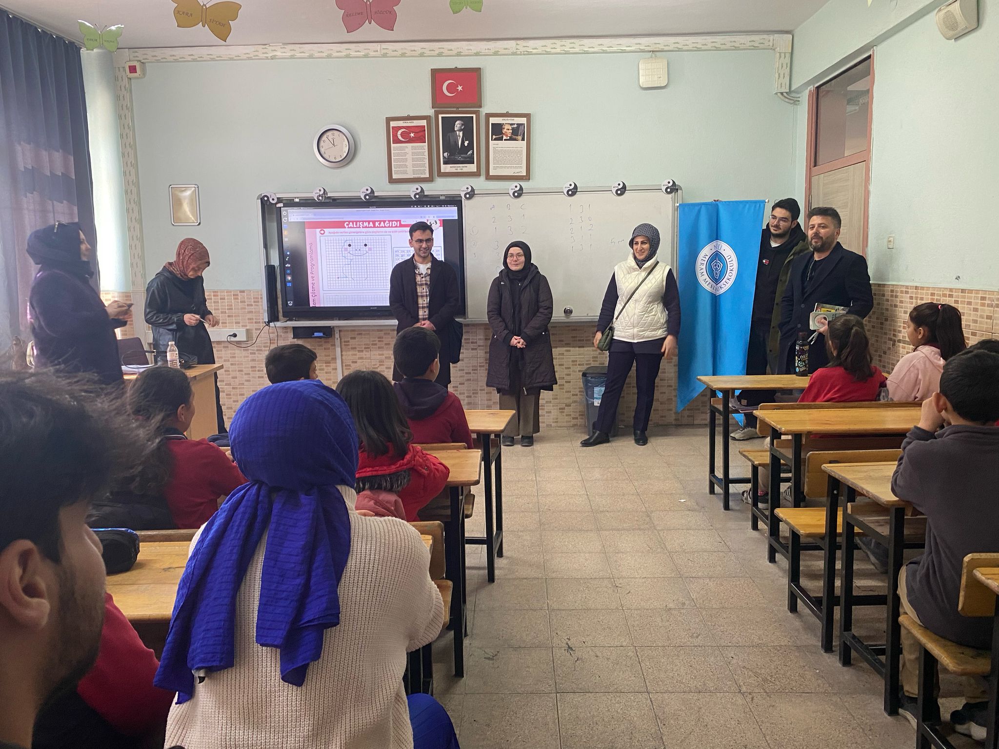 NEÜ Meram Meslek Yüksekokulundan, Meram Ali Yaman İlk ve Ortaokuluna ziyaret