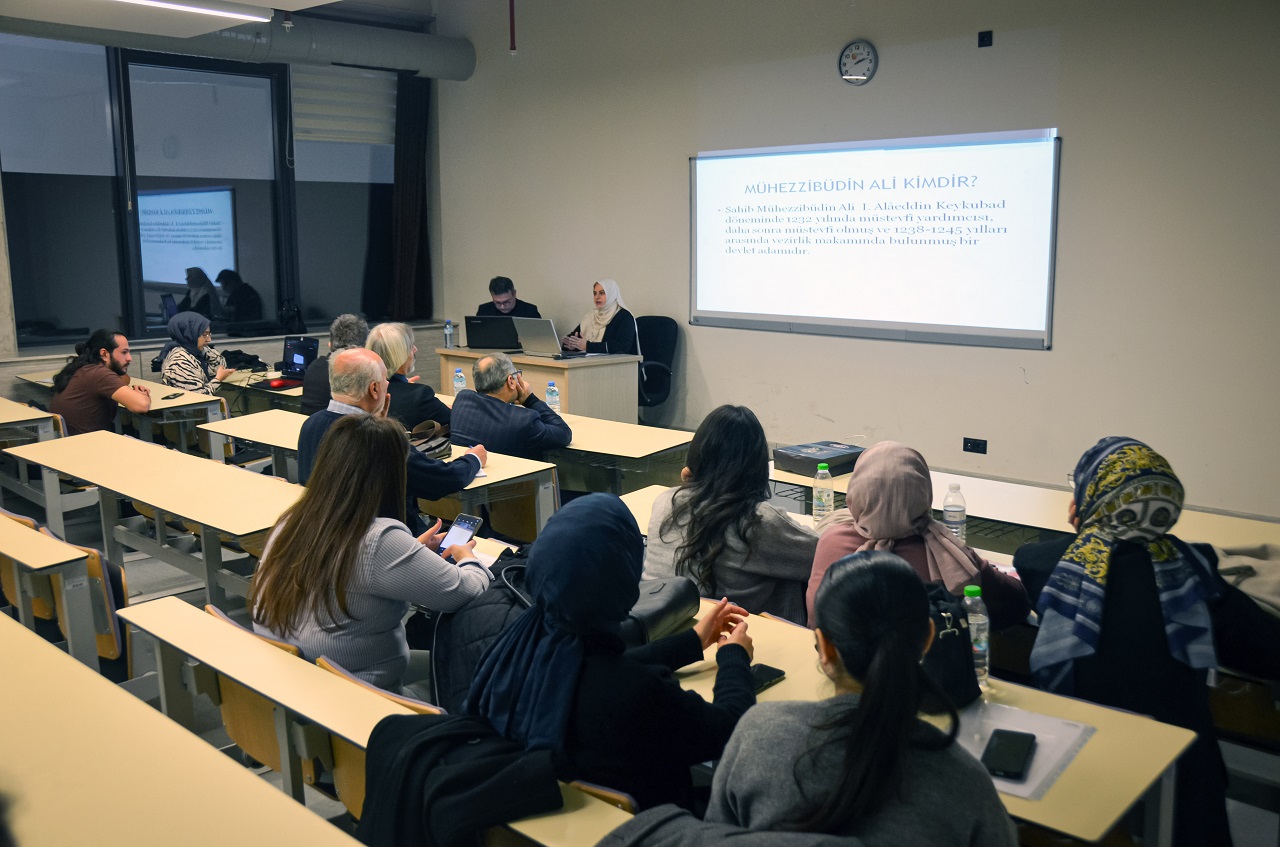 NEÜ’de Süleyman Pervâne’nin vakıf eserleri ve siyasi rolü konuşuldu
