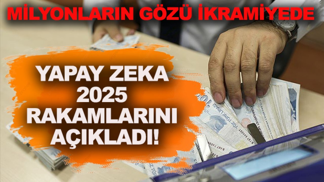 Milyonların gözü ikramiyede: Yapay zeka 2025 rakamlarını açıkladı!