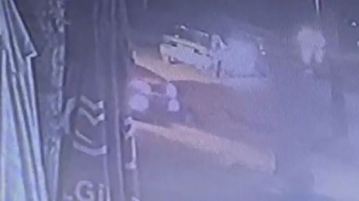 Konya'da kaza anı güvenlik kamerasına yansıdı