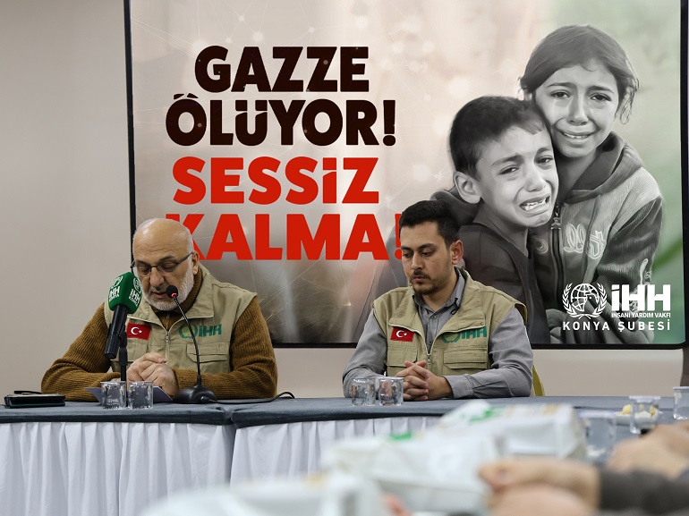 Konya İHH'dan Gazze için acil çağrı!