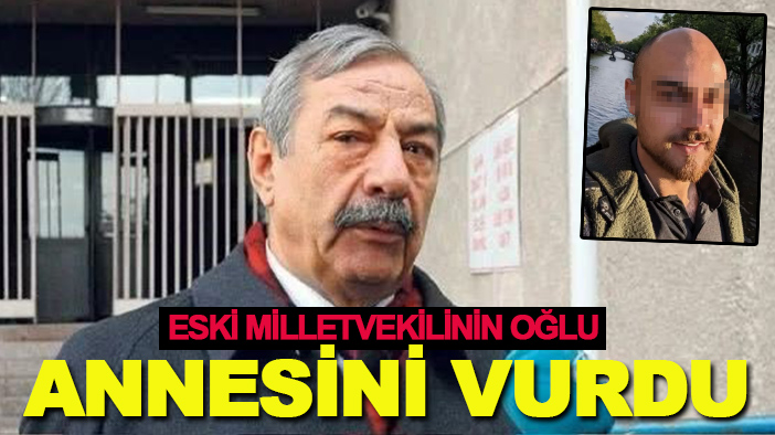 Eski milletvekilinin oğlu annesini vurdu