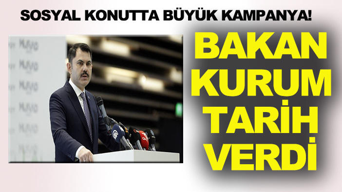 Sosyal konutta büyük kampanya! Bakan Kurum tarih verdi