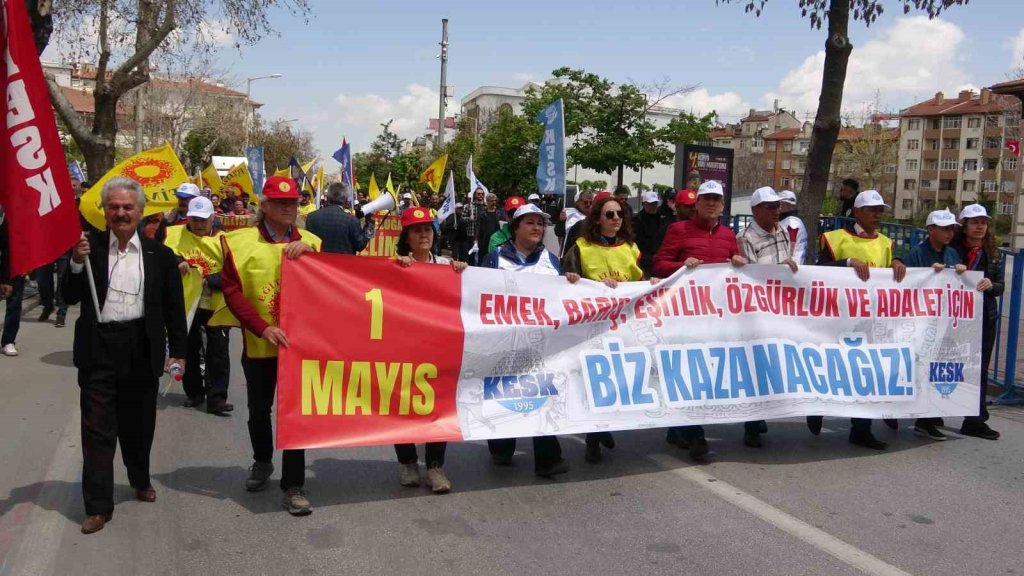 Konya'da 1 Mayıs kutlandı