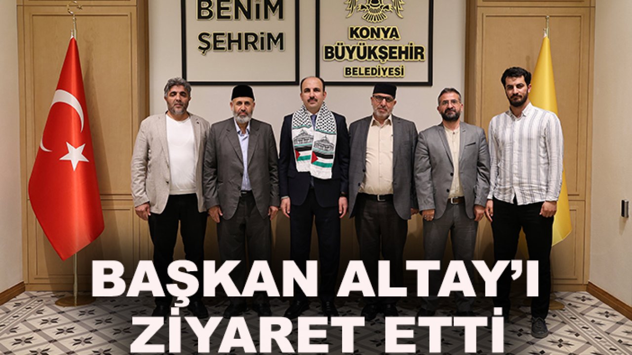 Filistin Âlimler Heyeti Başkanı Tekruri Başkan Altay’ı ziyaret etti