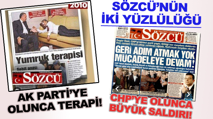 Sözcü'nün "saldırı" ikiyüzlülüğü sosyal medyada gündem oldu