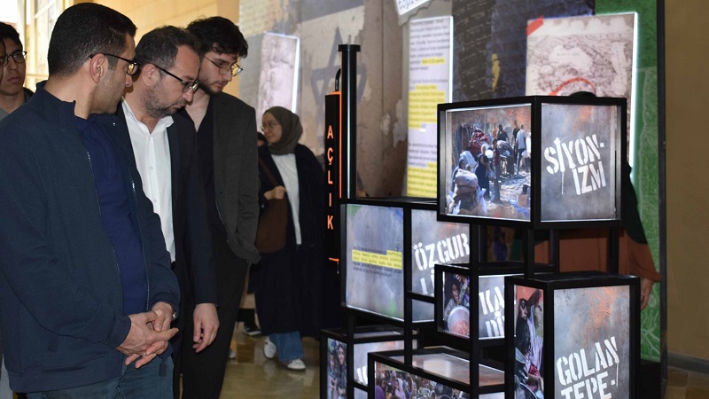 Konya'da Filistin sergisi: Soykırımı belgeliyorlar