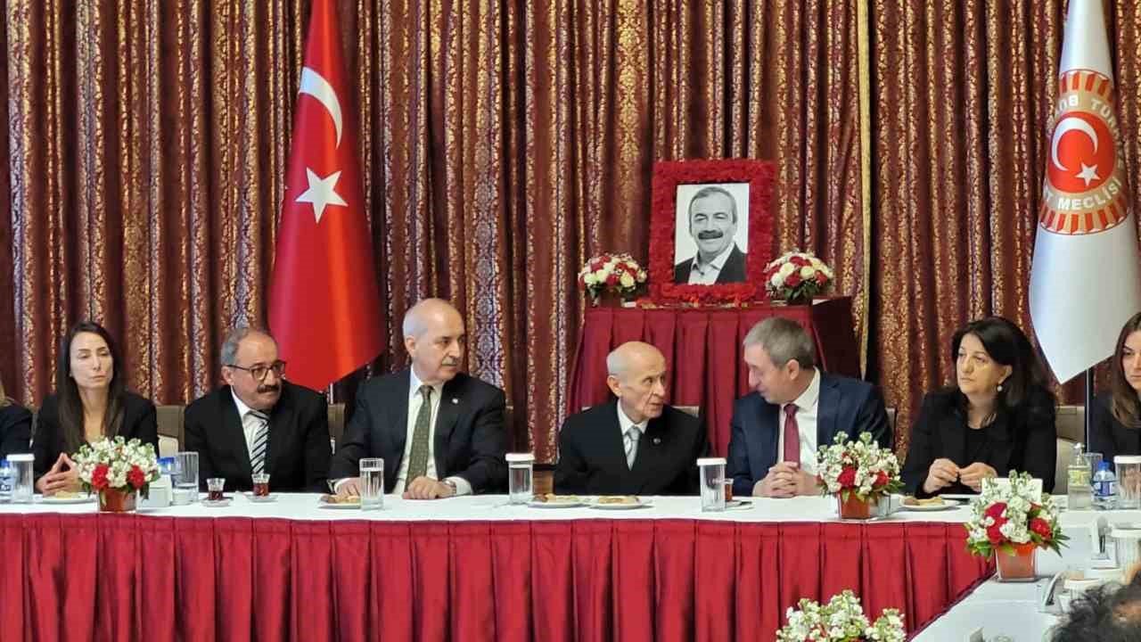 MHP Lideri Bahçeli'den DEM'e taziye ziyareti