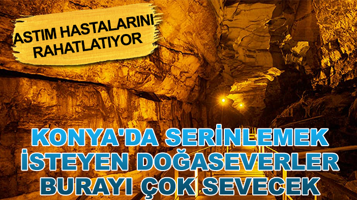 Konya'da serinlemek isteyen doğaseverler burayı çok sevecek: Astım hastalarını rahatlatıyor